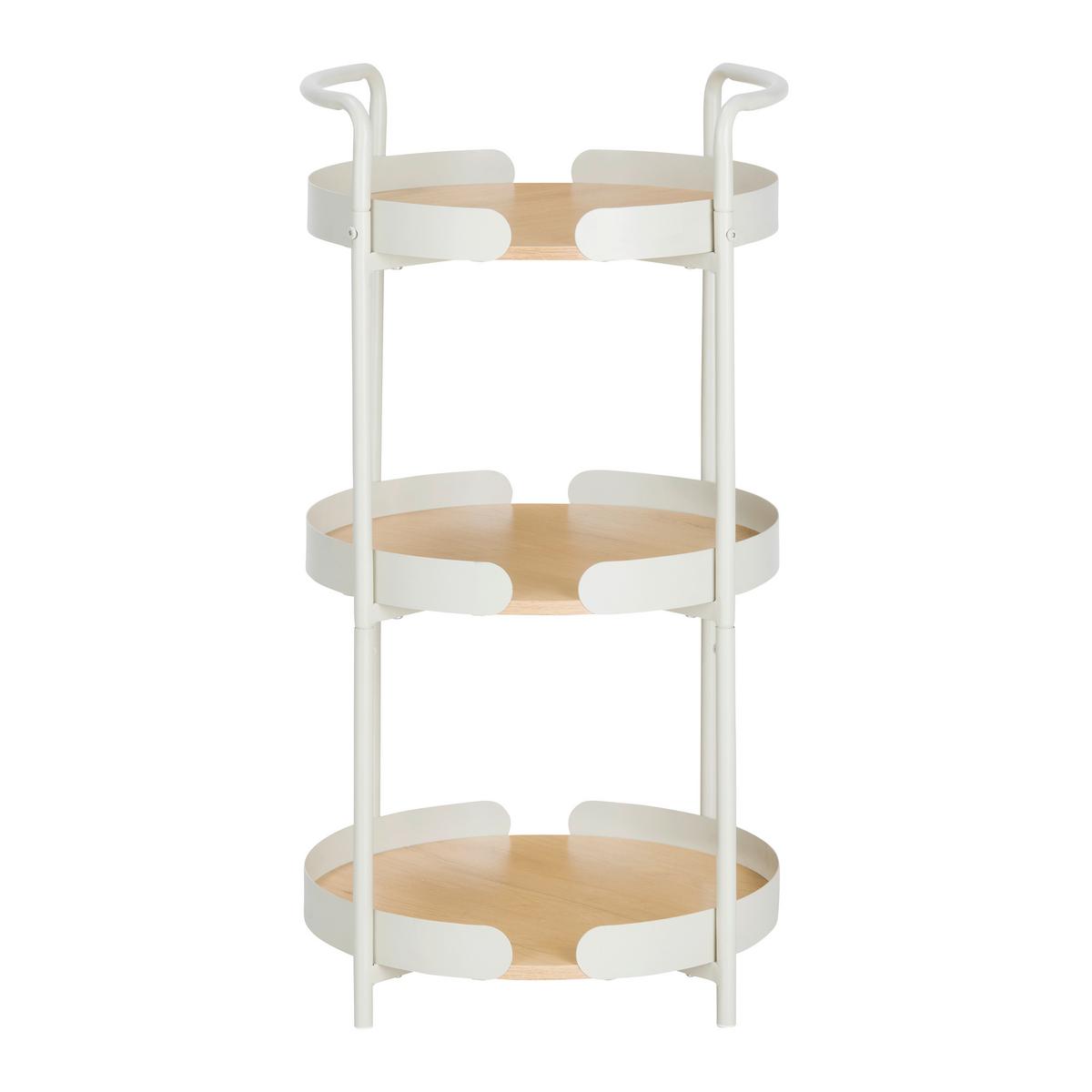 Bruce Kolica Za Serviranje - kašmir/boje hrasta, Moderno, drvni materijal/metal (44/80/44cm) - Modern Living