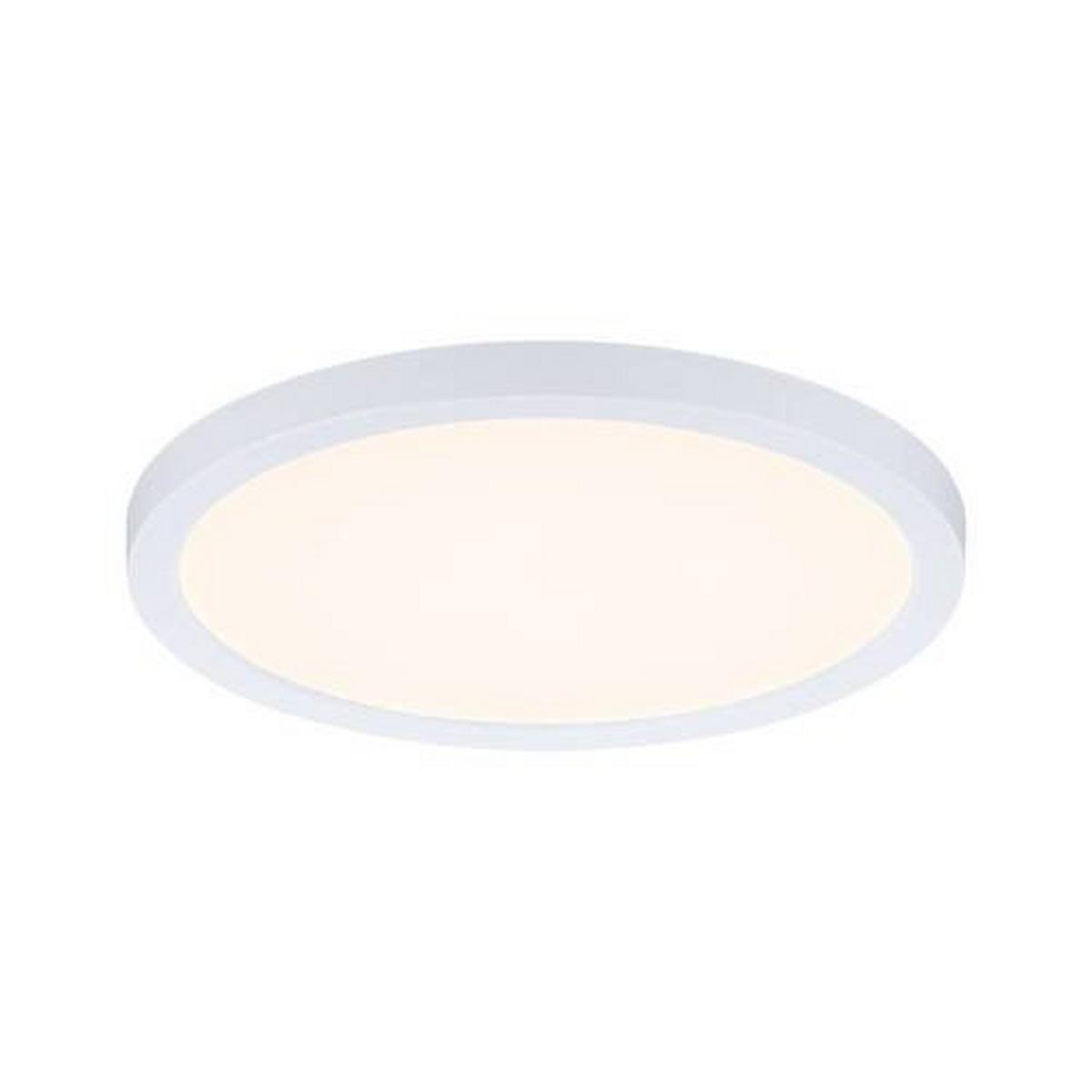 LED-Paneel Areo in Weiß max. 13 Watt - Weiß, Design, Kunststoff (17,5cm) - Paulmann