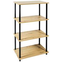 Polica Timilli - prirodne boje/crna, Moderno, drvni materijal/metal (60/111,5/30cm) - Modern Living