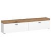 MEDIABÄNK KIRO - Modern, metall/trämaterial (180/40/35cm) - Mömax