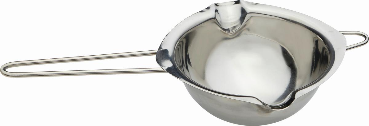 Schmelztopf Bakery Schokolade aus Edelstahl - Edelstahlfarben, KONVENTIONELL, Metall (14cm) - Zenker