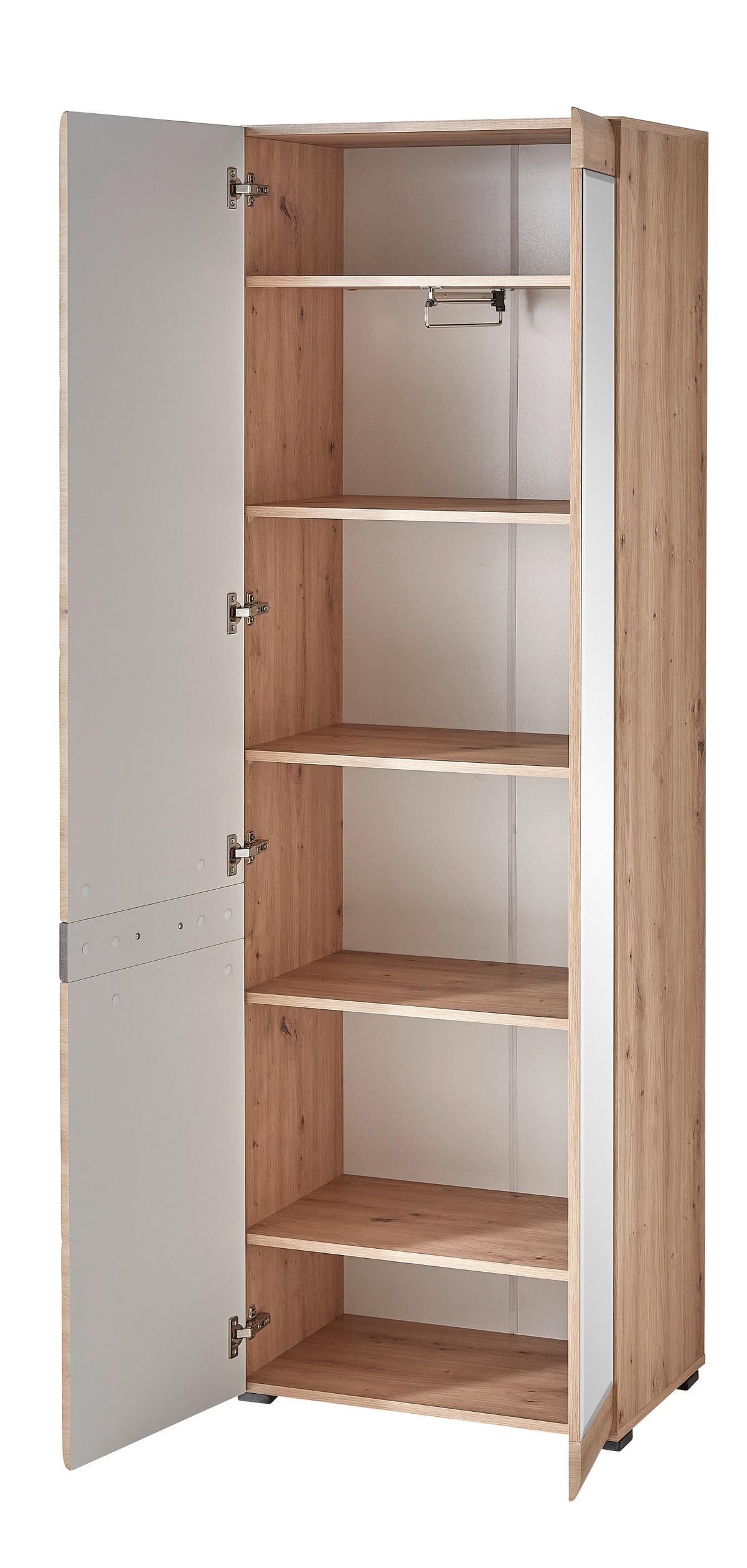 Garderobenschrank in Eichefarben - Eichefarben, Modern (65/200/38cm) - Mömax