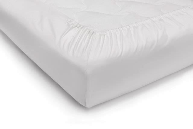 Spannleintuch Caithano in Weiß ca. 90-100x200cm - Weiß, MODERN, Textil (90-100/200cm)