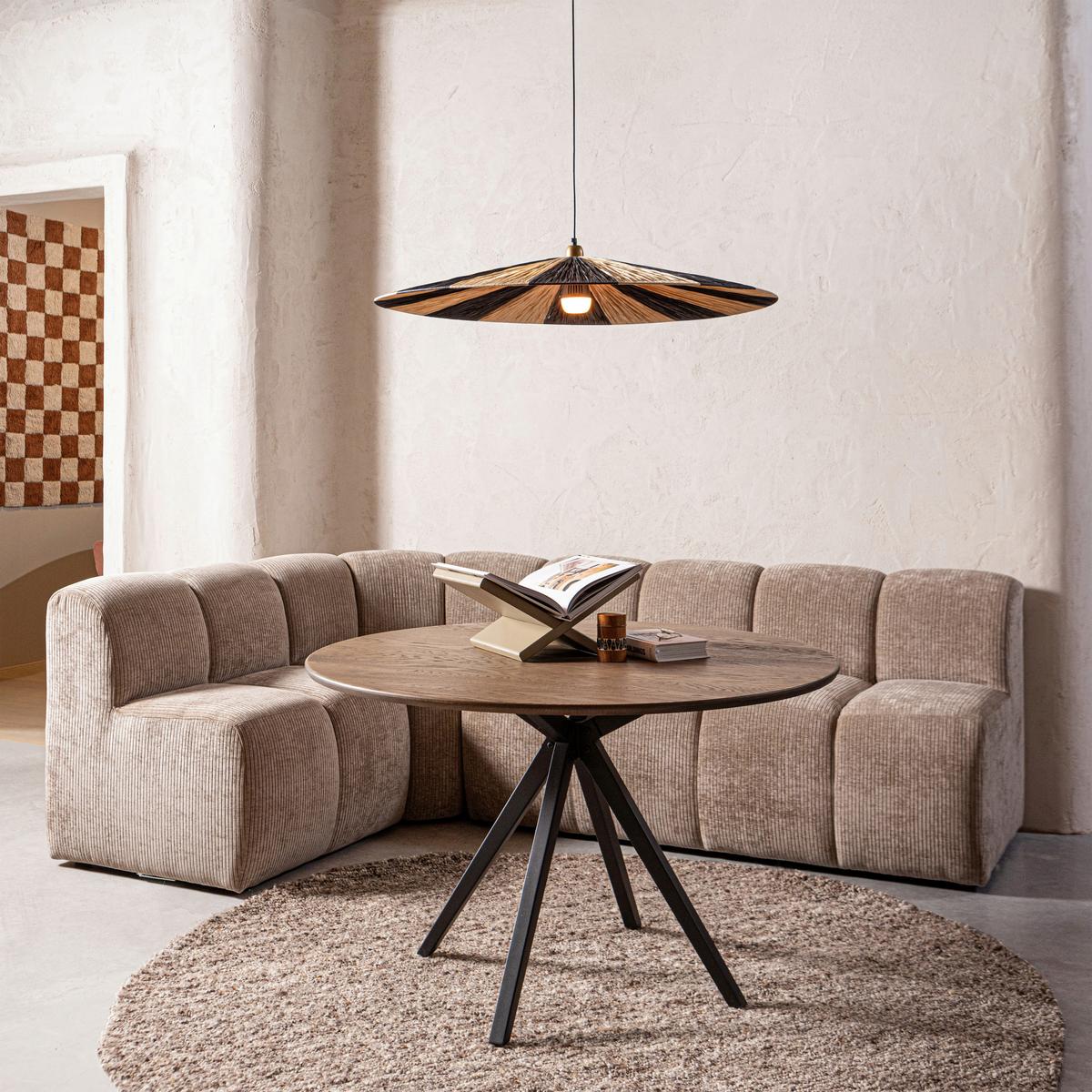 Sitzbankelement Mojo Sandfarben B: 84cm - Sandfarben, MODERN, Kunststoff/Textil (84/83/73cm) - Livetastic