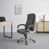 KONTORSSTOL NICO -EXKLUSIV- - silver/grå, Modern, metall/textil (66/115-123/74cm) - Mömax