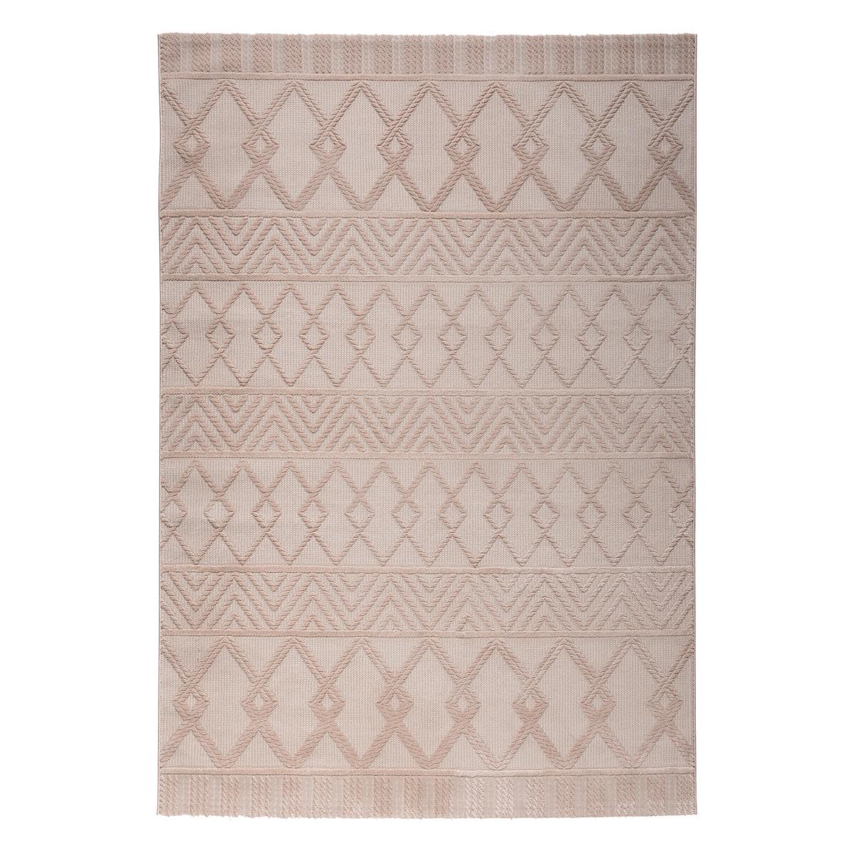 Webteppich Ricarda in Beige ca. 80x150cm - Beige, MODERN, Textil (80/150cm)