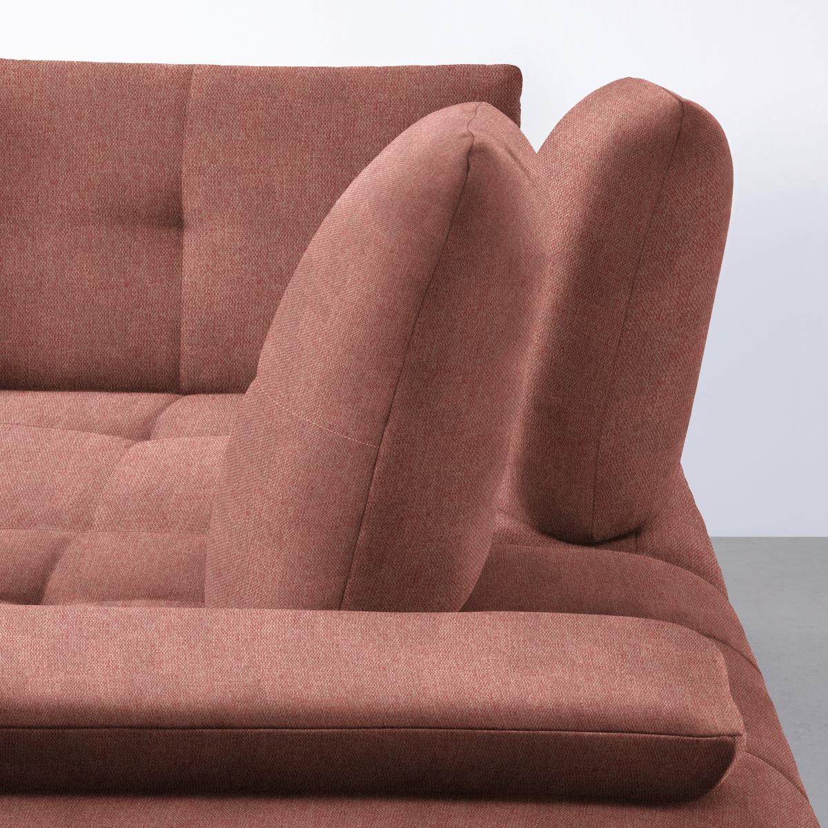 Wohnlandschaft Trendy Altrosa - Altrosa/Schwarz, MODERN, Holzwerkstoff/Textil (310/93/250cm) - Premium Living