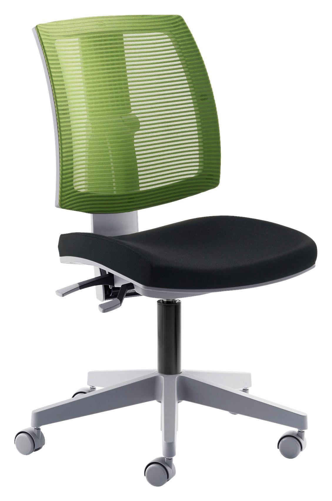 Drehstuhl My Flexo Grün/Schwarz - Schwarz/Grau, MODERN, Kunststoff/Textil (59/90/65cm) - MID.YOU