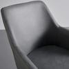 SVIKTSTOL PRIA - mörkgrå/grå, Modern, metall/trä (61/85/62cm) - Bessagi Home