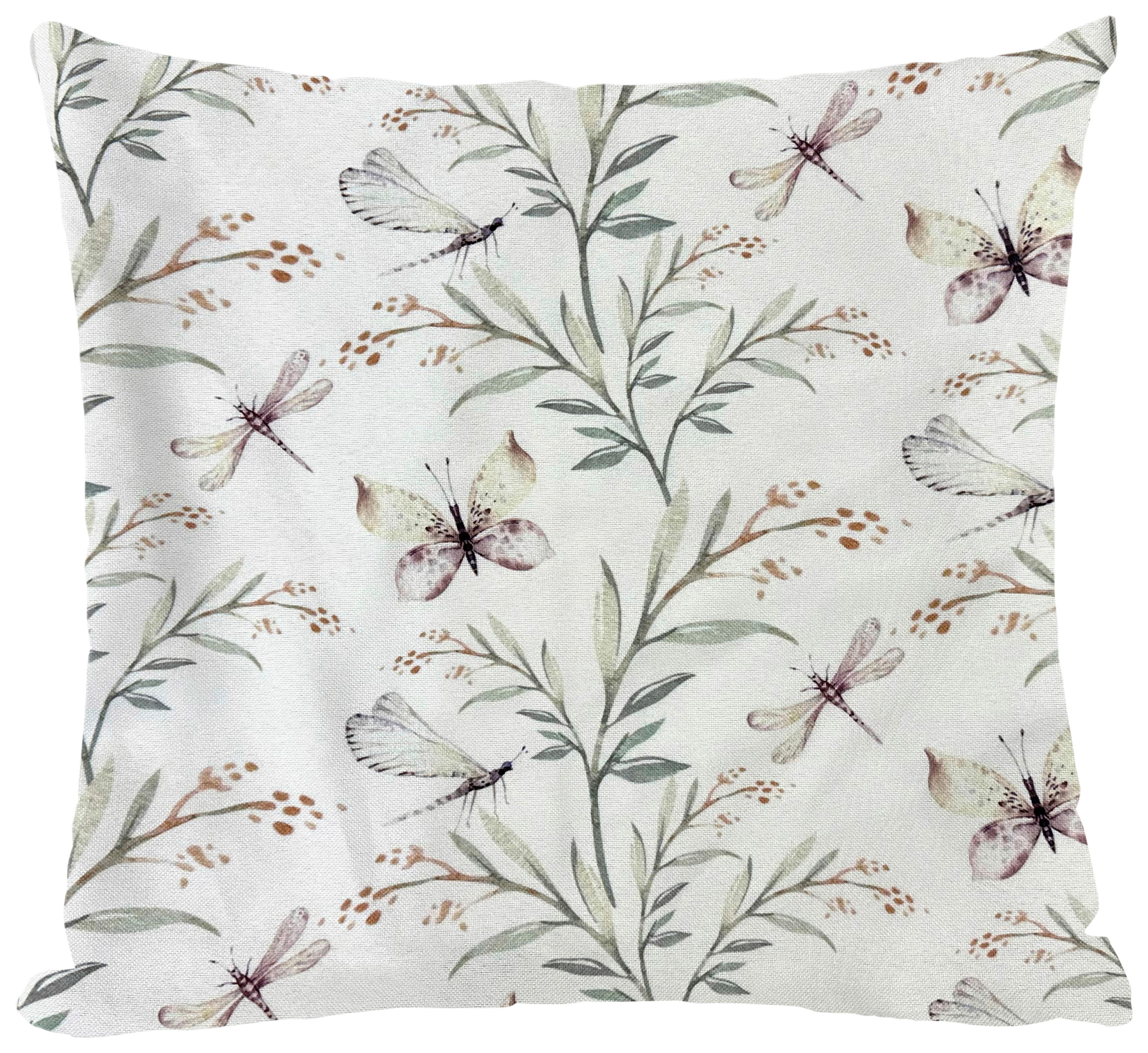 Kissenhülle Floral Multicolor ca. 45x45cm - Multicolor, Textil (45/45cm)