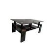 TABLE BASSE INTRO - noir, MODERN, matériau en bois/métal (100/60/45cm) - Mömax