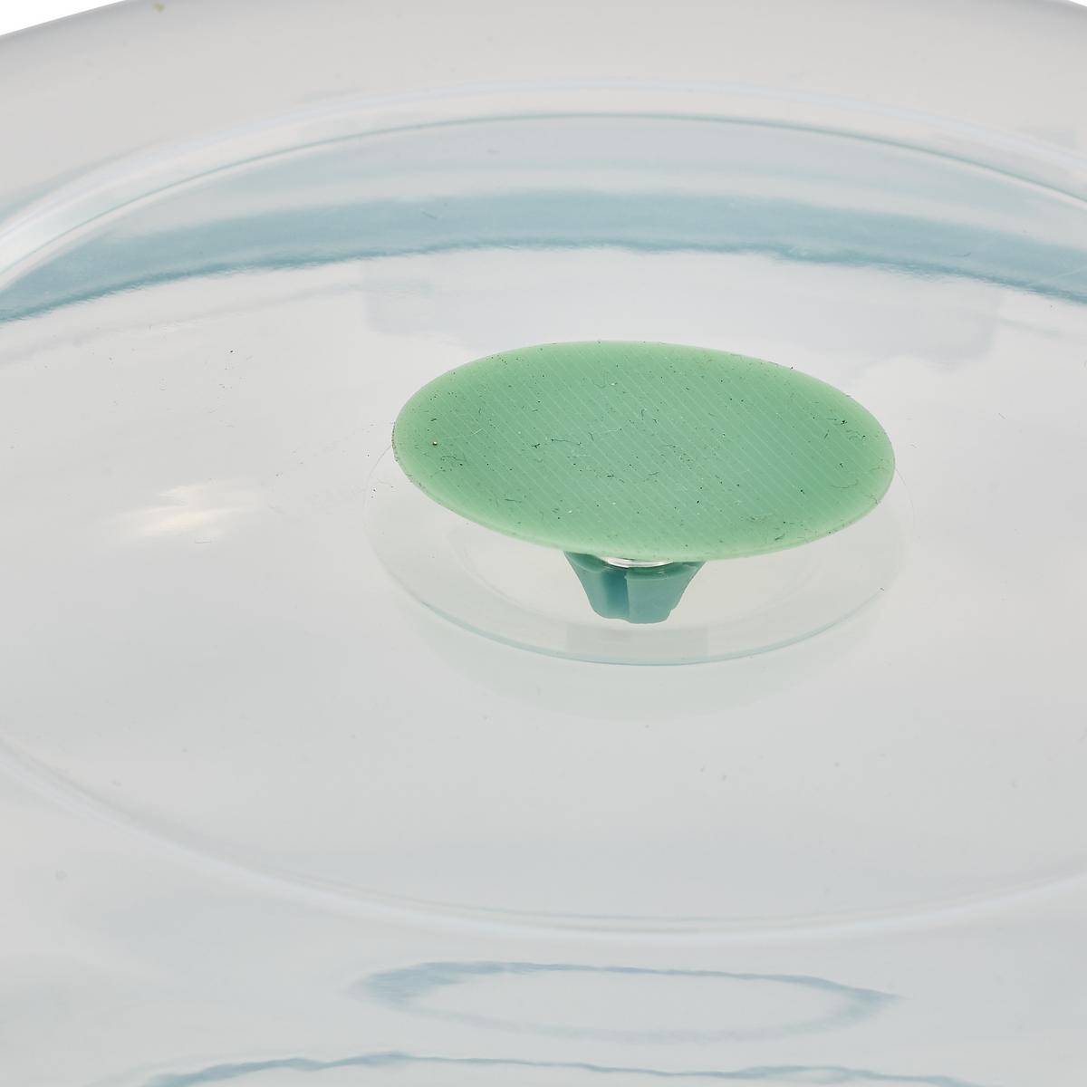 Cutie gustări Box cca. 1,2 l - verde/transparent, Basics, plastic/sticlă (1,2l)