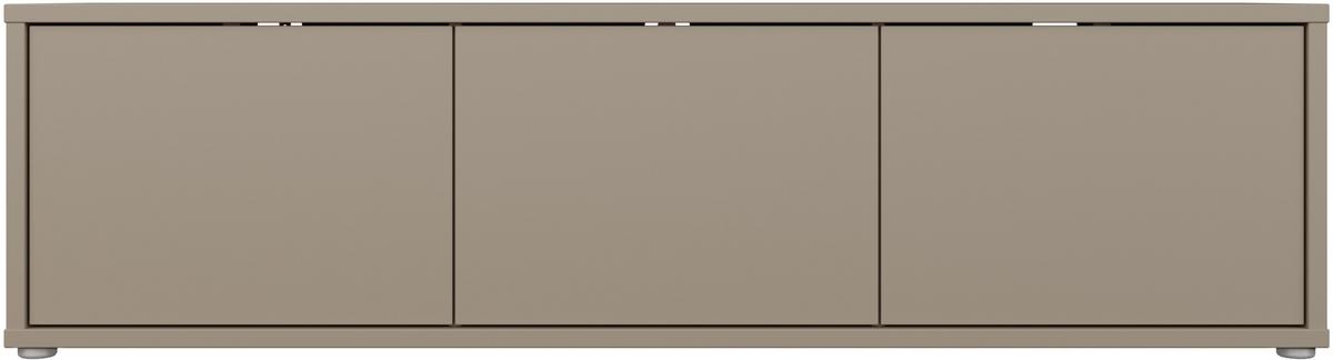 KOMODA NISKA ALICE SPRINGS - szary/taupe, Modern, materiał drewnopochodny/tworzywo sztuczne (154,2/42,5/34,9cm) - Carryhome