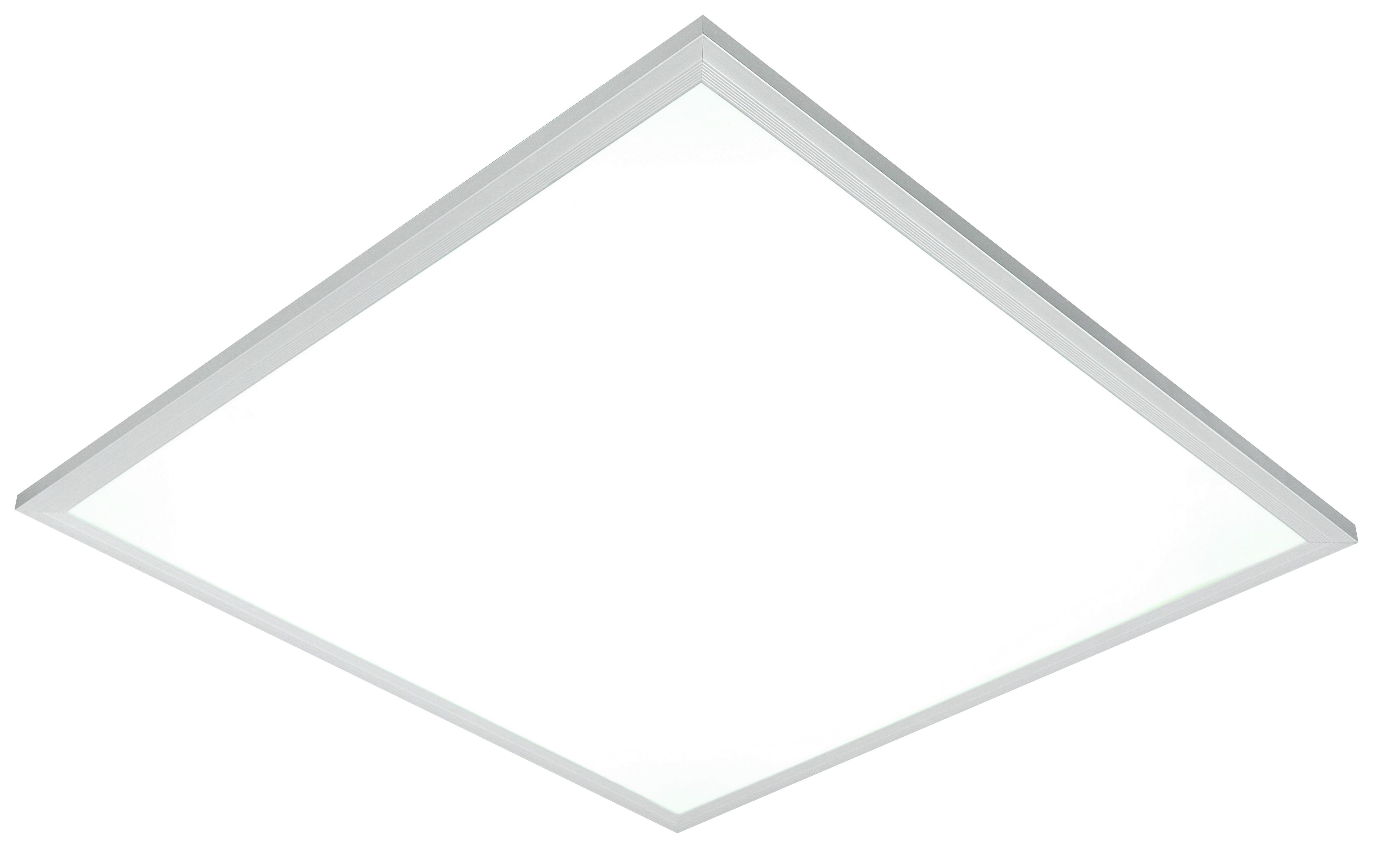 Led Mennyezeti Lámpa Cornelius - fehér, Modern, műanyag/fém (59,5/59,5/8cm) - Premium Living