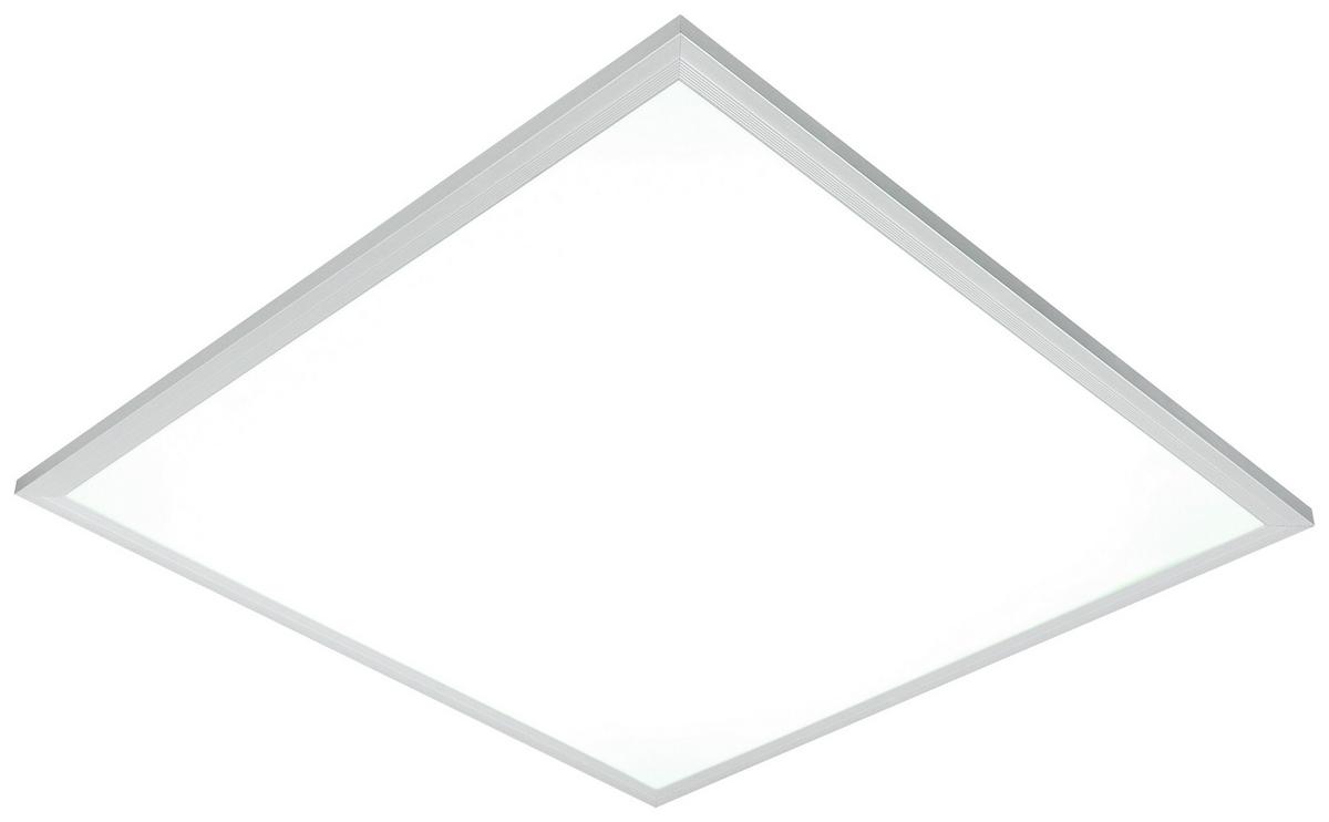 LED Mennyezeti Lámpa Cornelius - fehér, Modern, műanyag/fém (59,5/59,5/8cm) - Premium Living