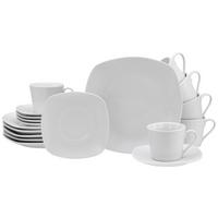 Kavni Servis Amelie, 18-Delni - bela, Basics, keramika - Creatable