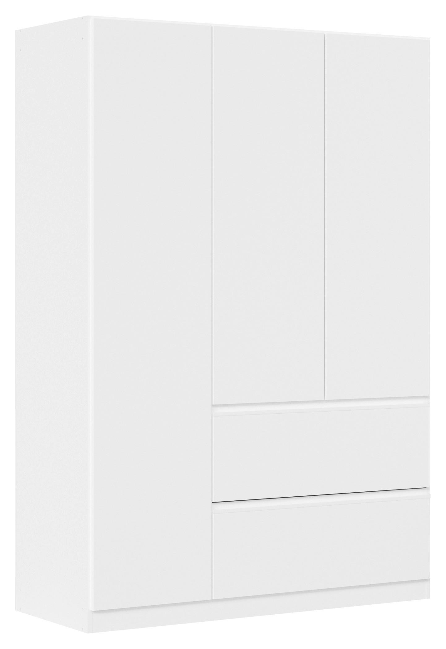 Omara S Klasičnimi Vrati Costa, Bela - bela, Moderno, leseni material (136/197/54cm) - Rauch Möbel