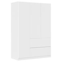 Omara S Klasičnimi Vrati Costa, Bela - bela, Moderno, leseni material (136/197/54cm) - Rauch Möbel