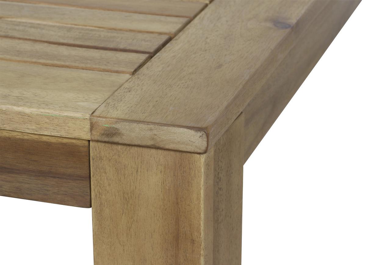 Gartenmöbel Set 7-tlg. Paleros Holz Akazie - Akaziefarben, KONVENTIONELL, Holz - Siena Garden