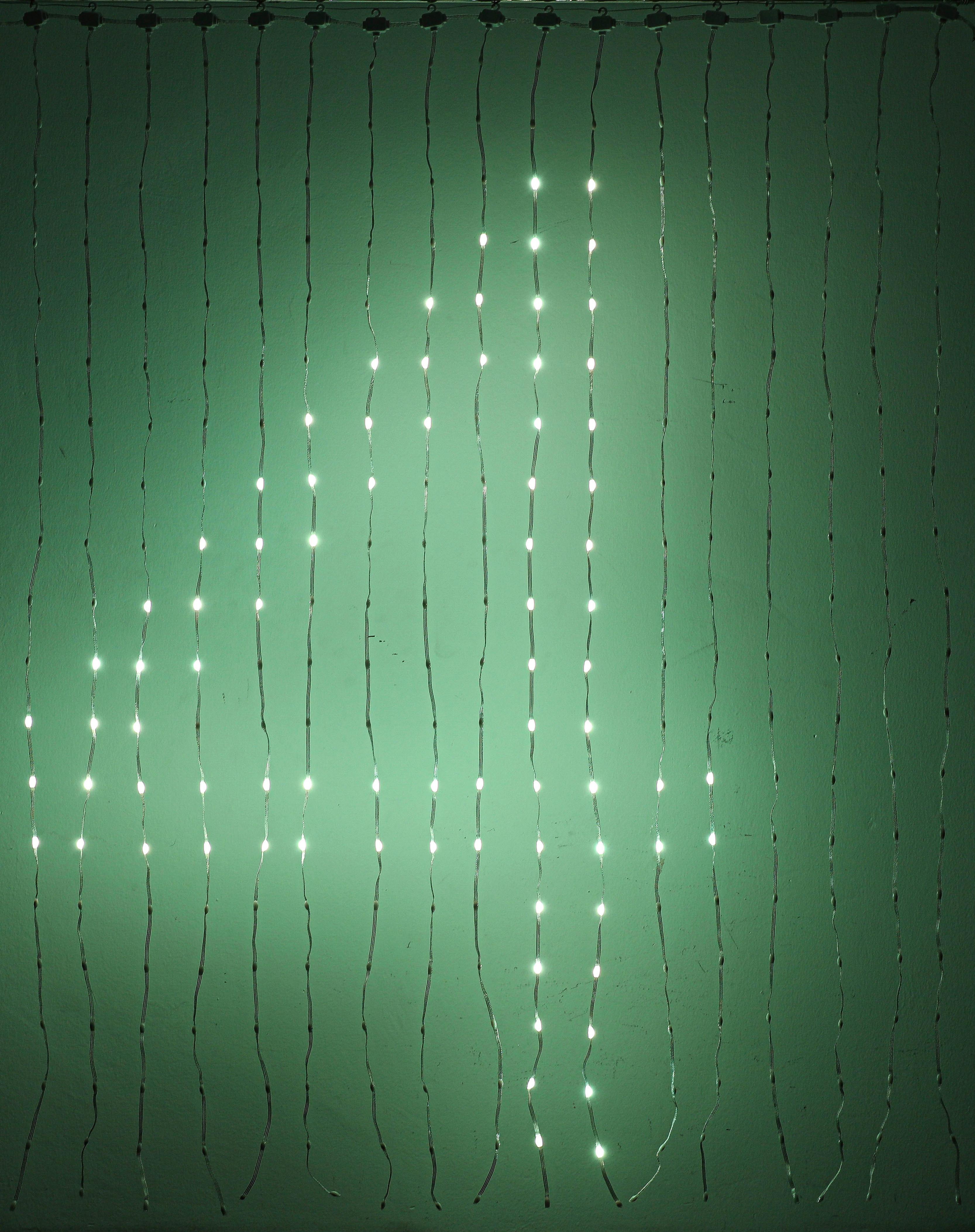 LED-DEKORATIONSLAMPA VORHUN - vit/svart, Klassisk, plast (140/140cm) - Mömax
