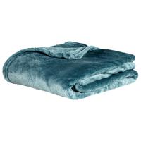 Decke Scarlett in Blau ca. 80x110cm - Blau, Textil (80/110cm) - Modern Living