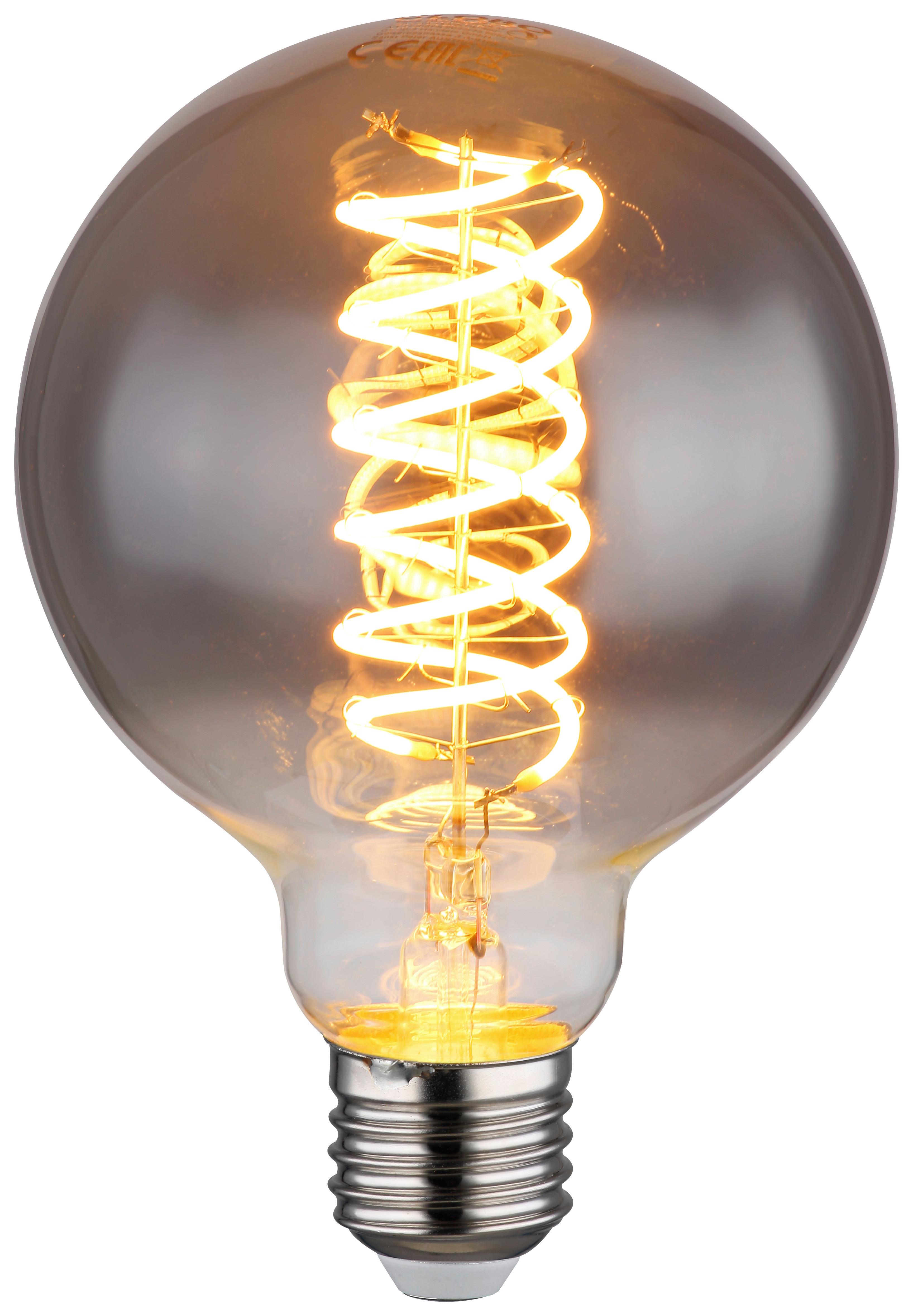 Led-leuchtmittel Max. 8,5 Watt - Silberfarben, Glas/Metall (9.5/13.8cm) - Globo