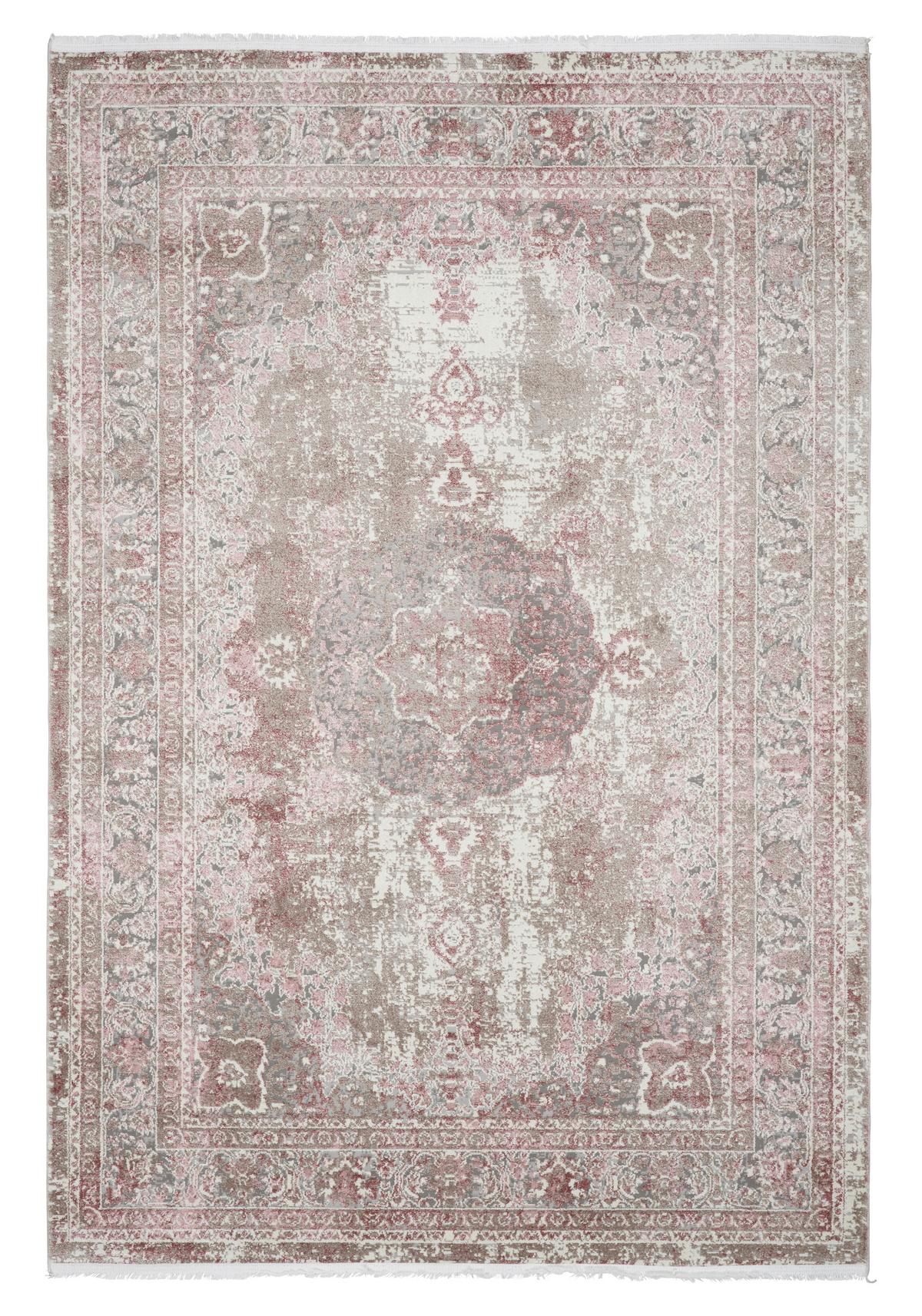 Webteppich Marcus 1 in Rosa ca. 80x150cm - Rosa, Textil (80/150cm) - Mömax
