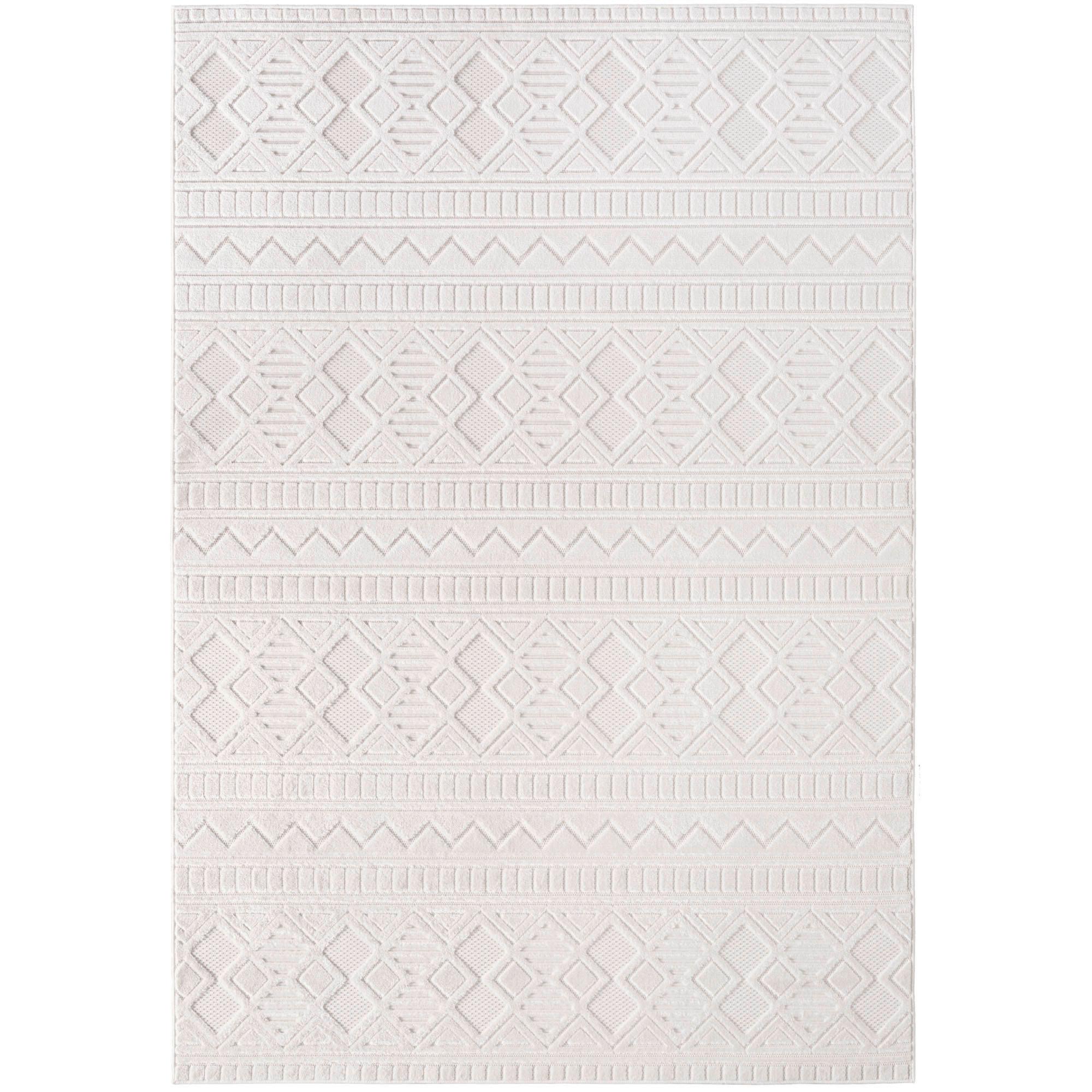 Ravno Tkana Preproga Doha, Krem, 200x290cm - krem barve, Basics, tekstil (200/290cm)