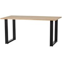 Esstisch Tablo Naturfarben/Schwarz L: 180cm - Schwarz/Naturfarben, MODERN, Holz/Metall (180/90/75cm) - Livetastic