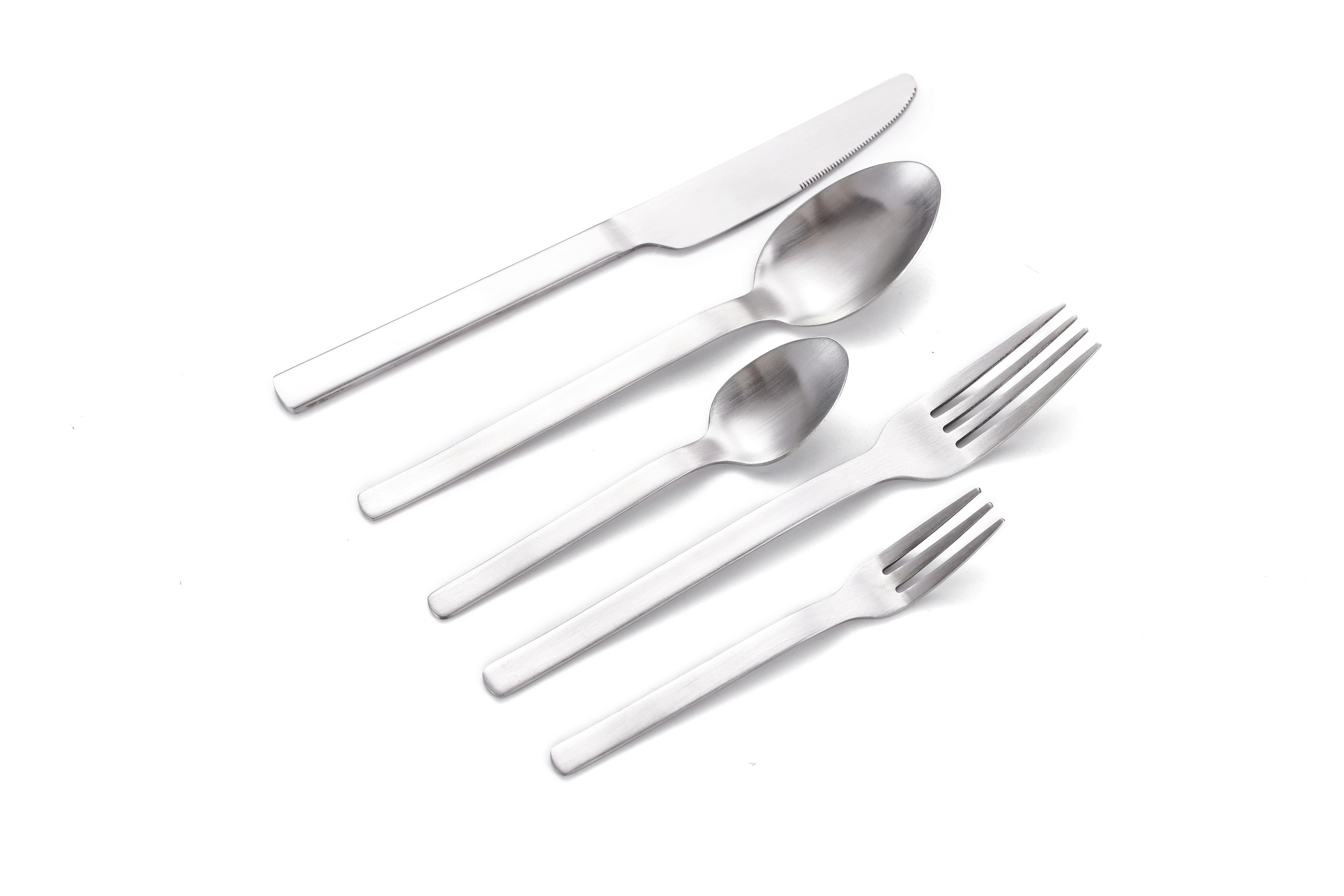 Evőeszközkészlet Angelini - ezüstszínű, Basics, fém (1,44kg) - Echtwerk