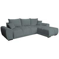 Kutna Garnitura Bonn - siva/crna, Moderno, tekstil/plastika (296/182cm)