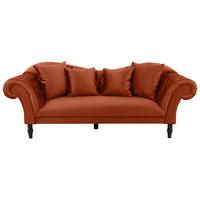 CANAPEA CU 3 LOCURI CUPIDO - ruginiu, Design, textil (242/91/104cm) - Mömax