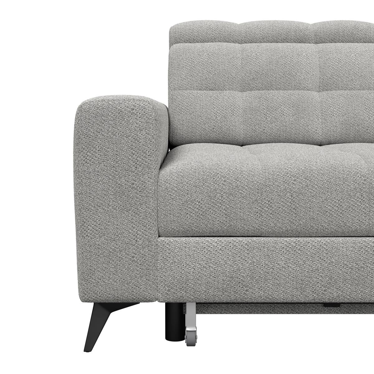 Coltar BARLETTA - gri deschis, Romantik / Landhaus, textil (289/228cm) - Luca Bessoni