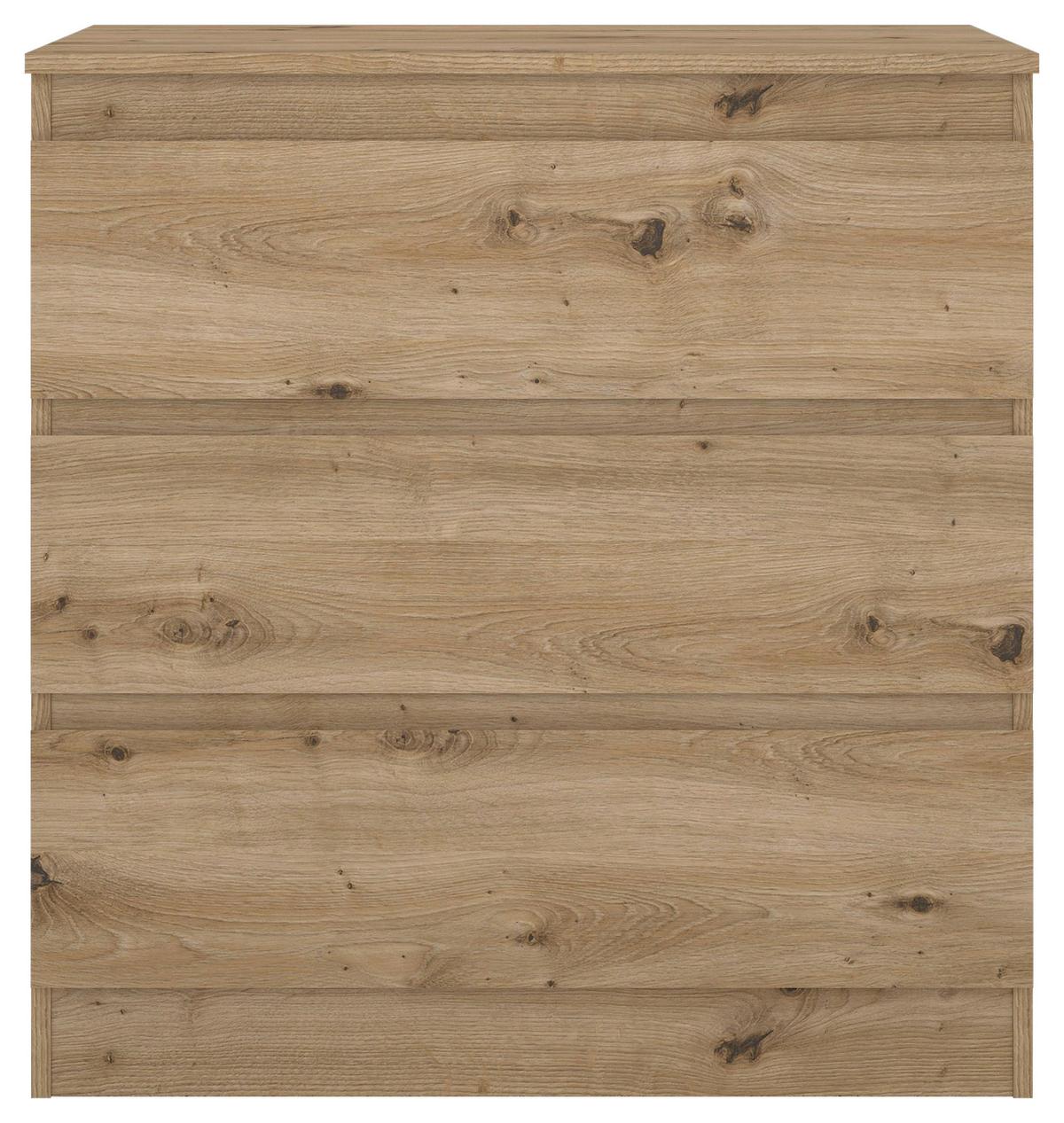 Kommode Mara Eiche Artisan Nachbildung - Eiche Artisan, KONVENTIONELL, Holz (77/80/42cm) - Mömax