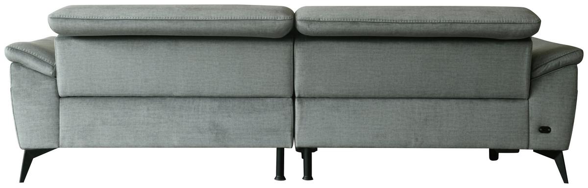 Canapea BONN - gri, Modern, lemn/metal (262/79/170cm)