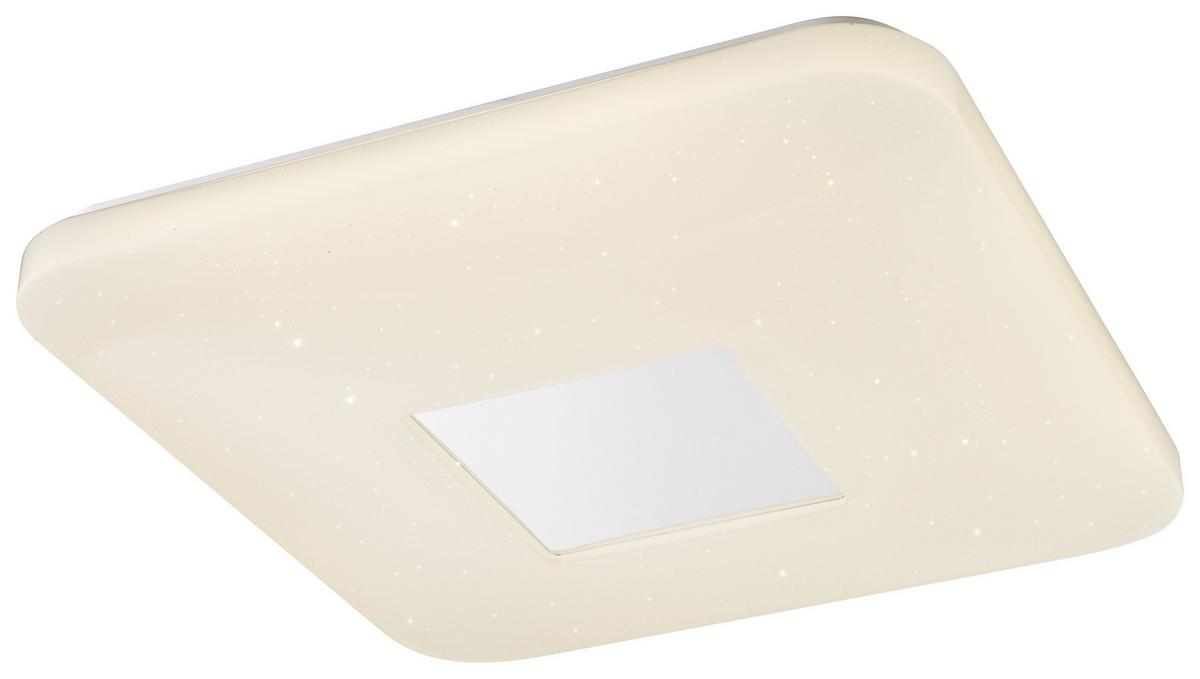 LAMPA SUFITOWA LED BETTY - biały, Modern, tworzywo sztuczne/metal (43,5/43,5/6,5cm) - Modern Living