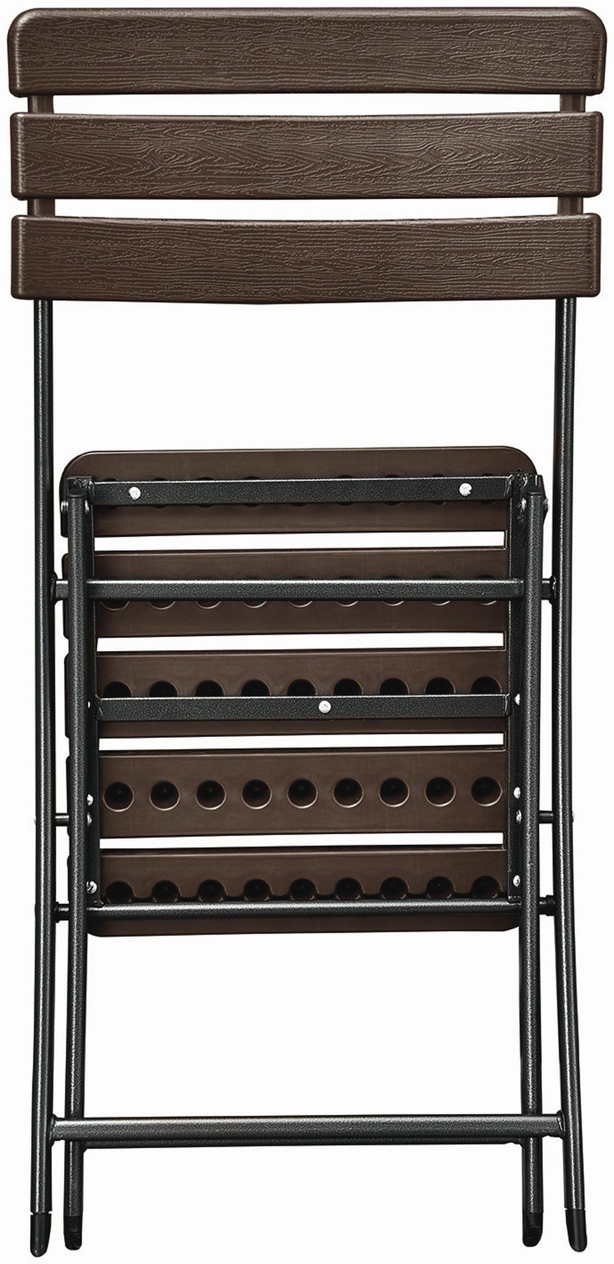 Gartenset Tabora 5-tlg. Braun/Schwarz - Schwarz/Braun, Basics, Kunststoff/Metall (83/83/54cm) - Gardenson