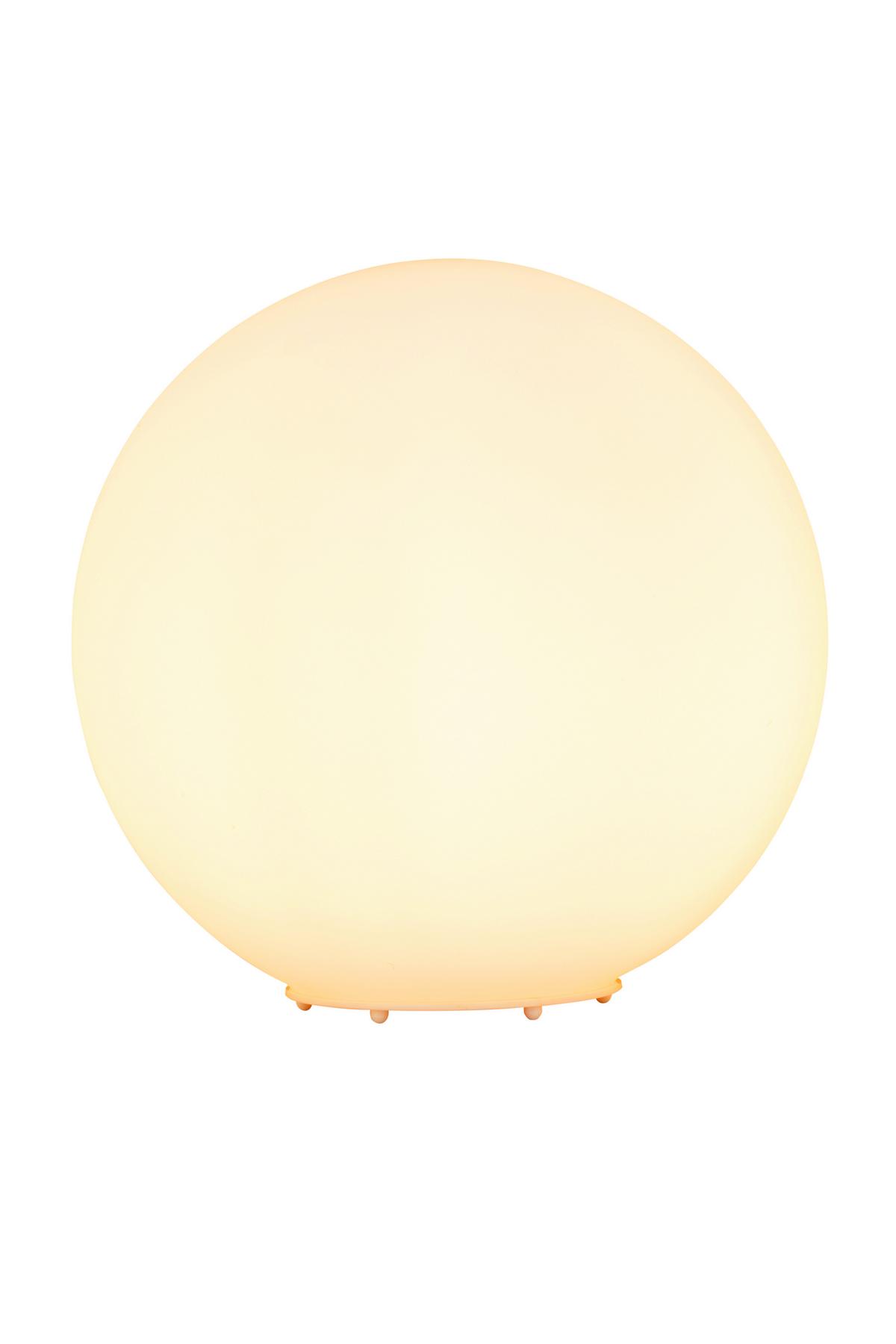 LAMPA STOŁOWA OAKLAND *SBN* - biały, Basics, tworzywo sztuczne/szkło (25cm) - Novel