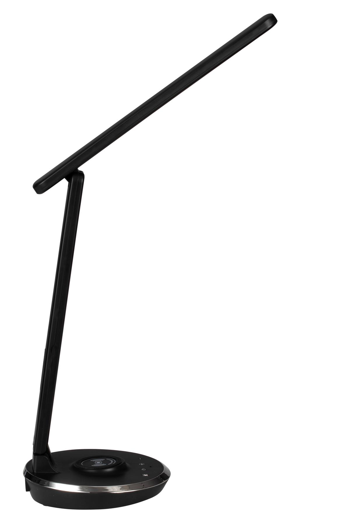 LAMPA BIURKOWA NEW CHARGE - czarny, Konventionell, tworzywo sztuczne (28/16/48,8cm) - Novel