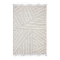 Webteppich Kel Air 3 Naturfarben ca. 160x230cm - Perlmutt/Alabasterfarben, Modern, Textil (160/230cm) - Mömax