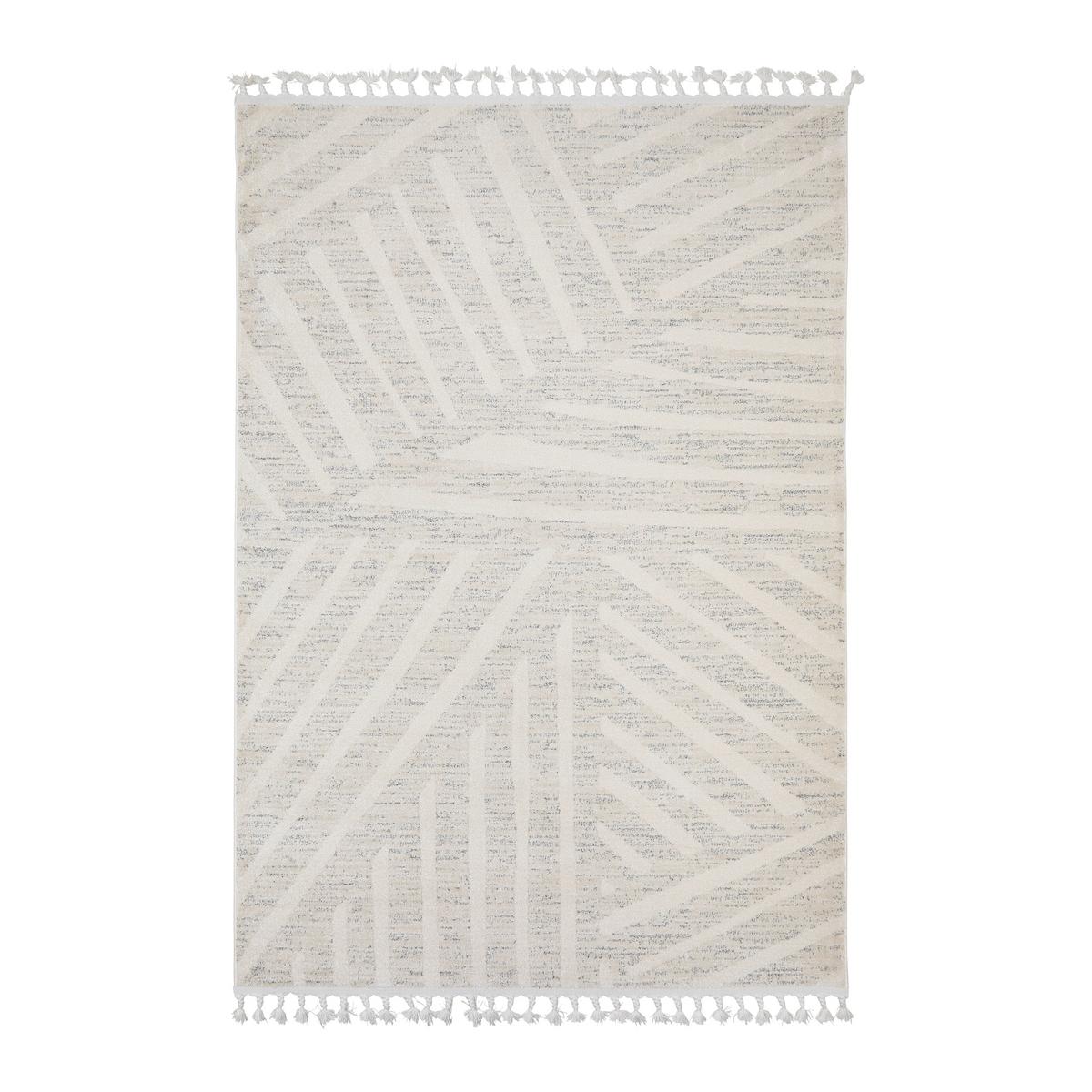 Webteppich Kel Air 3 Naturfarben ca. 160x230cm - Perlmutt/Alabasterfarben, Modern, Textil (160/230cm) - Mömax