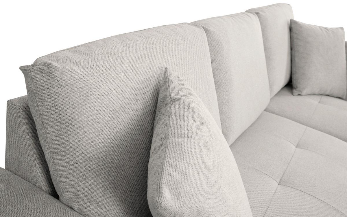 Kutna Garnitura Lukas - krem, Trend, tekstil (239/158cm) - Modern Living