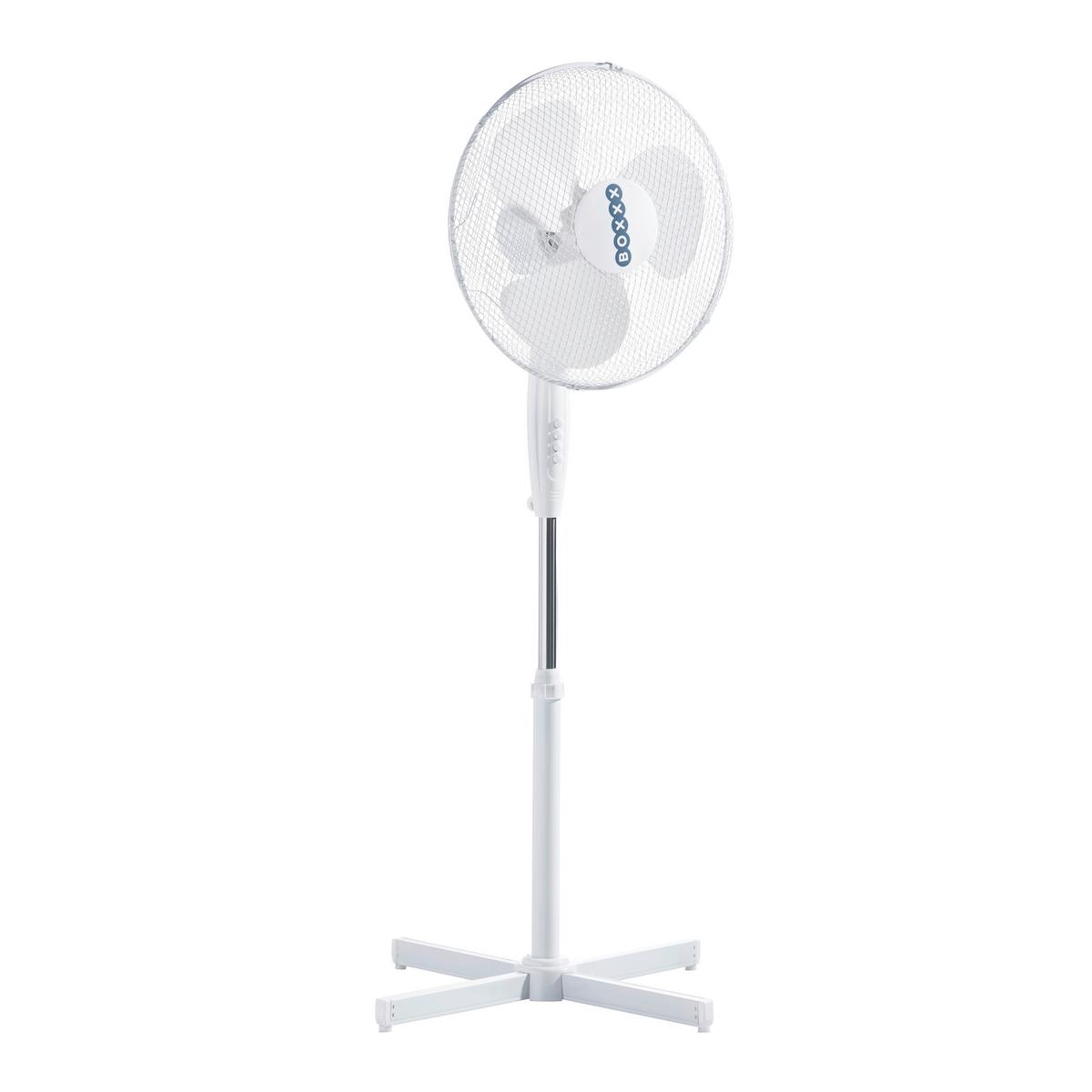 WENTYLATOR STOJĄCY BASIC *SBB* - biały, Basics, tworzywo sztuczne/metal (43cm) - Boxxx
