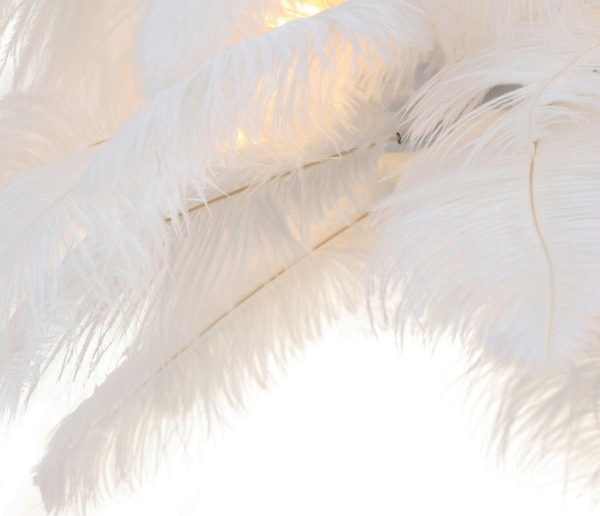 Stehleuchte Fedi Schwarz/Weiß max. 3 Watt - Schwarz/Weiß, MODERN, Textil/Metall (55/160cm)