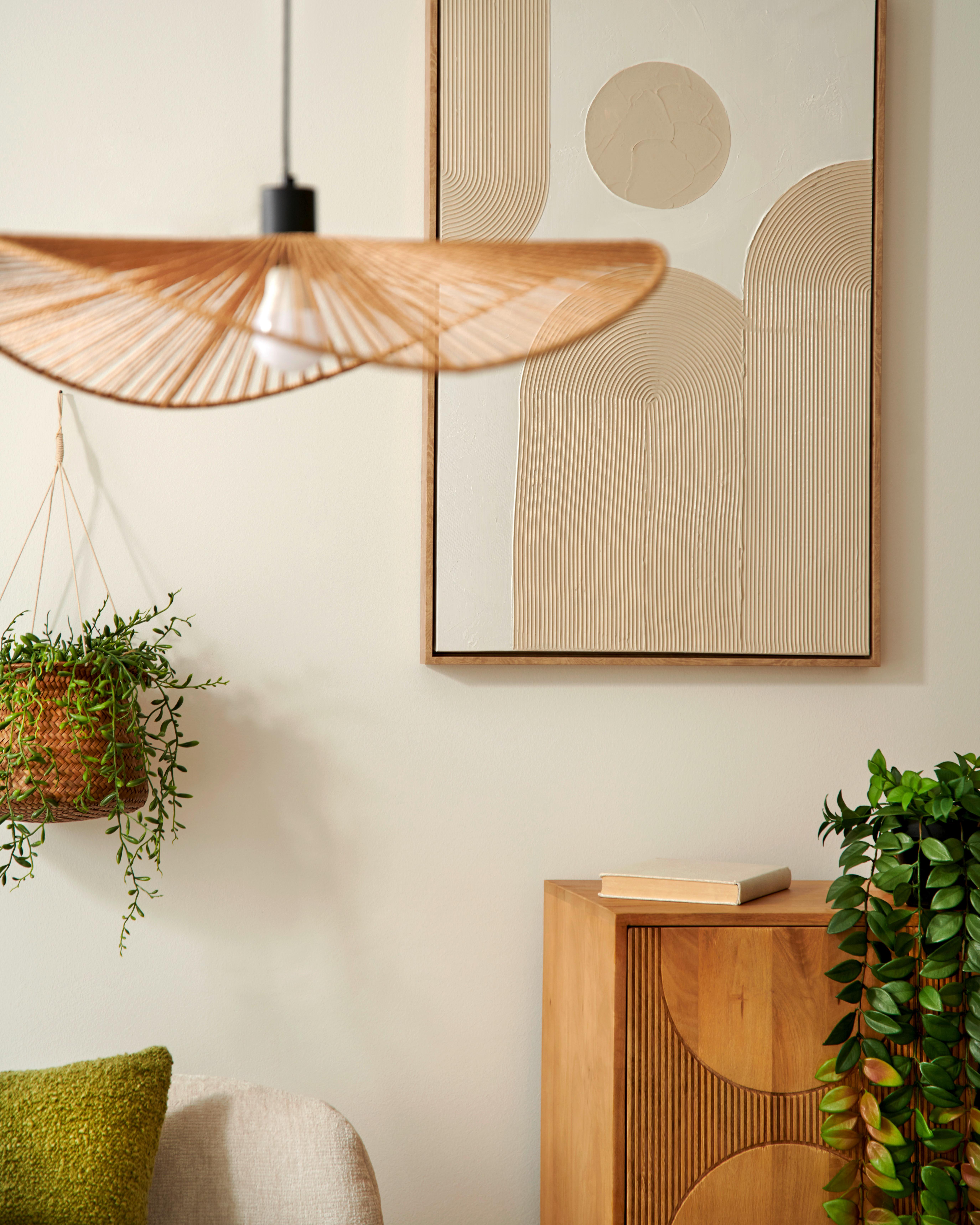 Függőlámpa Bli - fekete, Modern, fém/papír (58/120cm) - Mömax