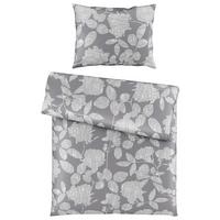 Bettwäsche Thea ca. 210x160cm - Grau, Konventionell, Textil (160/210cm) - Premium Living