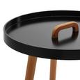 Couchtisch Lia Ø ca. 49,5 cm - Schwarz/Pinienfarben, MODERN, Holz (49,5/49,5cm) - Mömax modern living Couchtisch Lia Ø ca. 49,5 cm - Schwarz/Pinienfarben, MODERN, Holz (49,5/49,5cm) - Mömax modern living