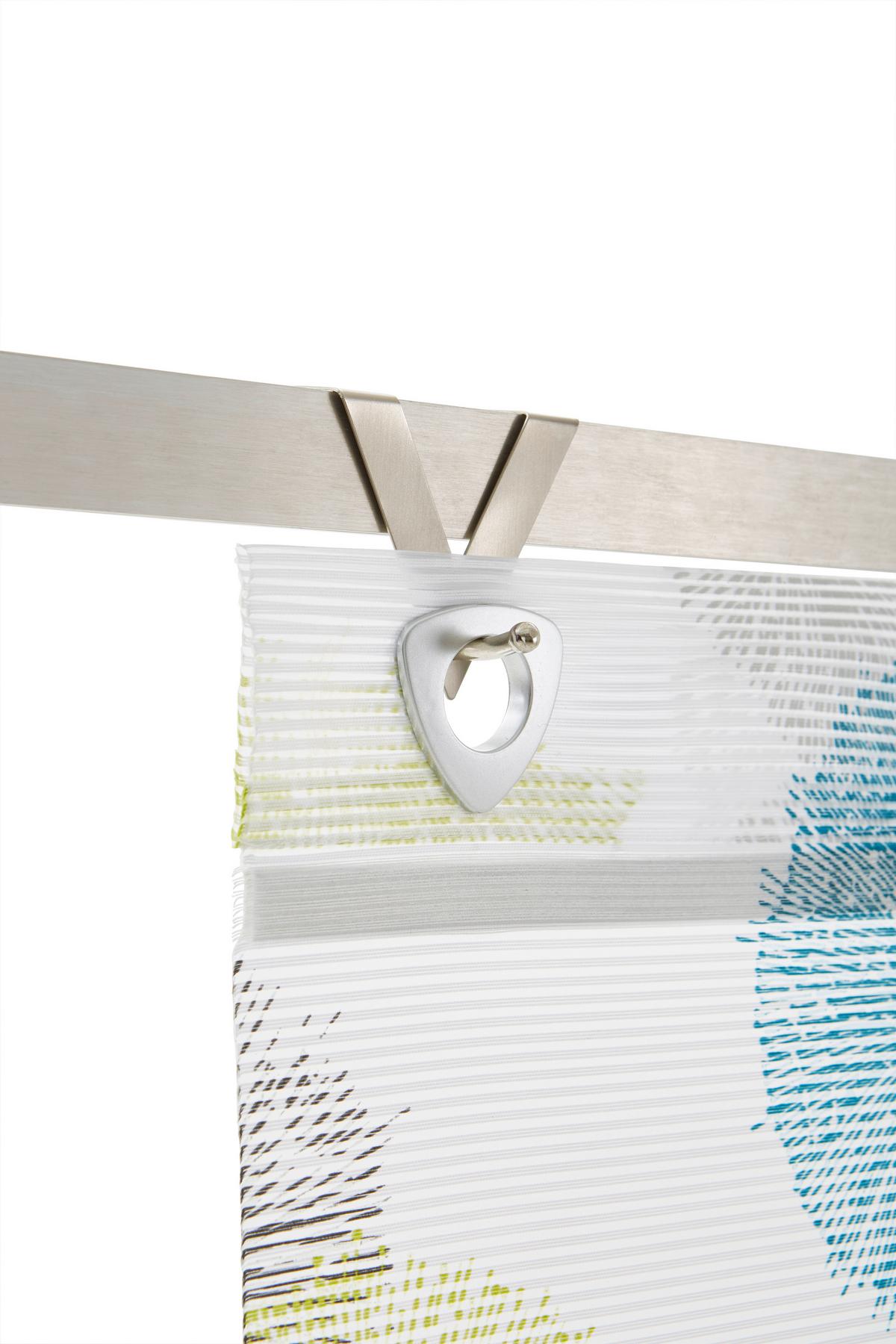 HACZYK DO ZASŁON V-HAKEN - kolor srebrny, Basics, metal (9,5/7/2cm) - Novel