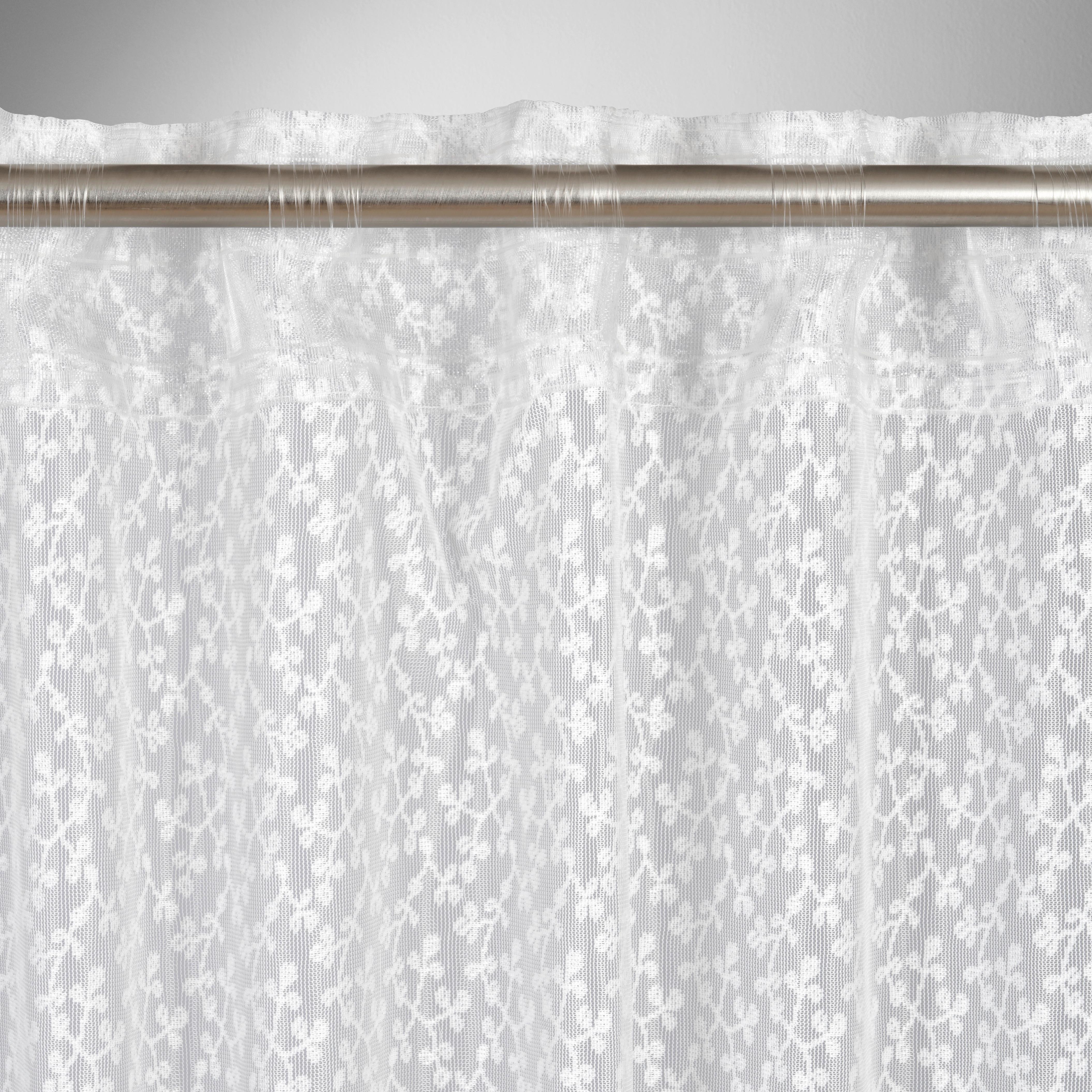 GARDINLÄNGD TILDA - vit, Romantik / Lanthus, textil (140/245cm) - Mömax