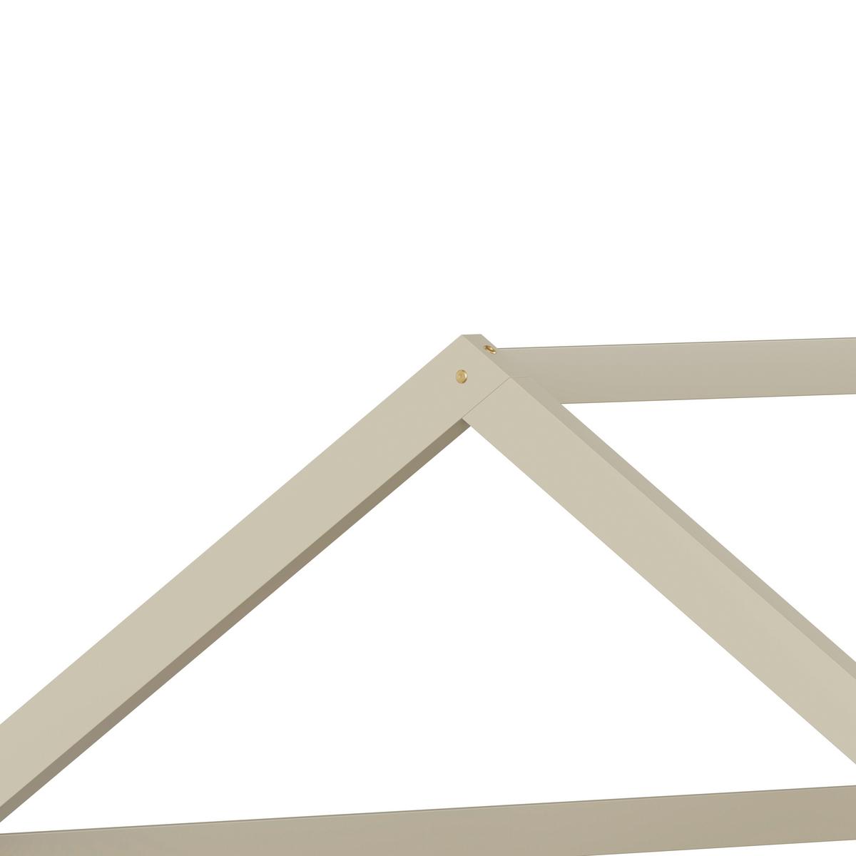 Bodenbett Kids - Beige/Naturfarben, Konventionell, Holz (120/200cm) - Mömax